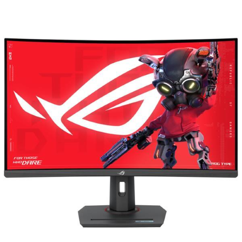 ASUS ROG Strix XG32WCS - Monitor a LED - gaming - curvato - 32" (31.5" visualizzabile) - 2560 x 1440 2K @ 180 Hz - Rapid VA - 400 cd/m² - 3500:1 - HDR10 - 1 ms - HDMI, DisplayPort, USB-C - nero